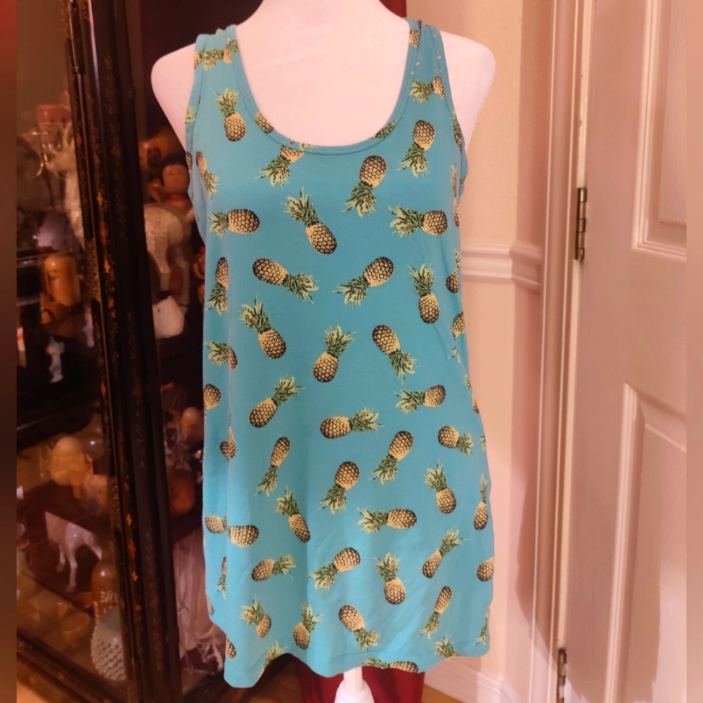 No Boundaries Pineapple Tank Top